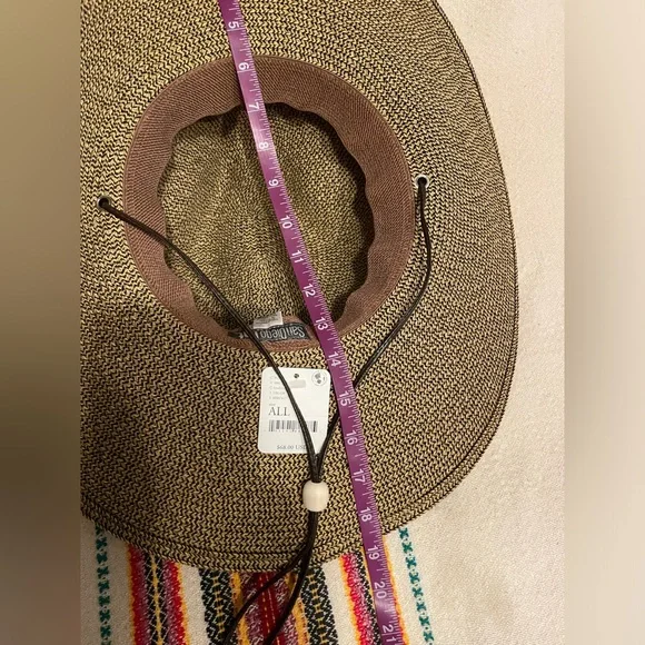 El Campo 5" Brim Sun Hat-UPF50 Sun Protection with Chin Cord San Diego Hat Co. - Picture 9 of 9